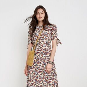 Faithfull The Brand Emilia Floral Midi Dress Size 2